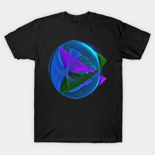 Blue Geometry T-Shirt